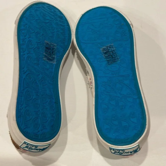 NWOT BLOWFISH MALIBU 💯 COTTON w ELASTIC STRETCH ON VAMP FOR EASY ON SNEAKERS 8M - Picture 9 of 10